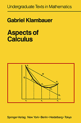 Kartonierter Einband Aspects of Calculus von Gabriel Klambauer