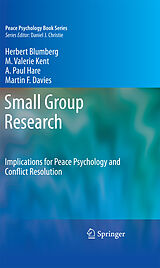 eBook (pdf) Small Group Research de Herbert Blumberg, M. Valerie Kent, A. Paul Hare