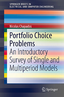 Kartonierter Einband Portfolio Choice Problems von Nicolas Chapados