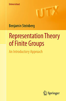 Couverture cartonnée Representation Theory of Finite Groups de Benjamin Steinberg