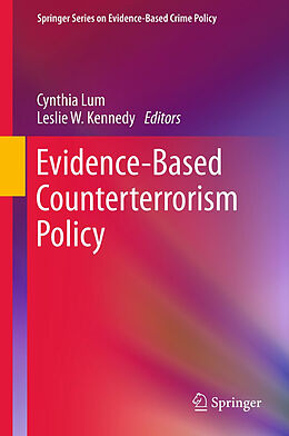 Livre Relié Evidence-Based Counterterrorism Policy de 