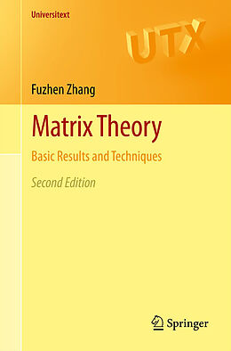 Kartonierter Einband Matrix Theory von Fuzhen Zhang
