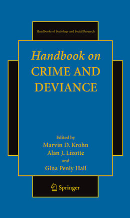 Couverture cartonnée Handbook on Crime and Deviance de 