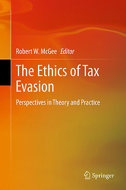 Livre Relié The Ethics of Tax Evasion de 