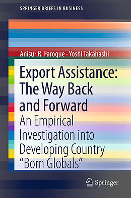 Kartonierter Einband Export Assistance: The Way Back and Forward von Yoshi Takahashi, Anisur R. Faroque