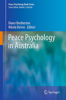 Livre Relié Peace Psychology in Australia de 