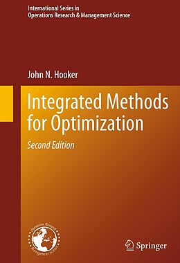 E-Book (pdf) Integrated Methods for Optimization von John N. Hooker