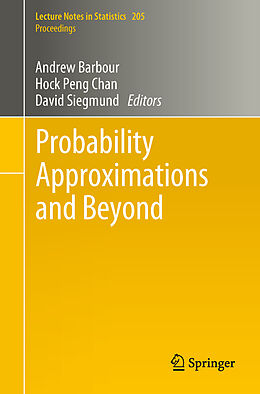 Couverture cartonnée Probability Approximations and Beyond de 