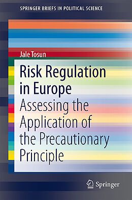 Couverture cartonnée Risk Regulation in Europe de Jale Tosun