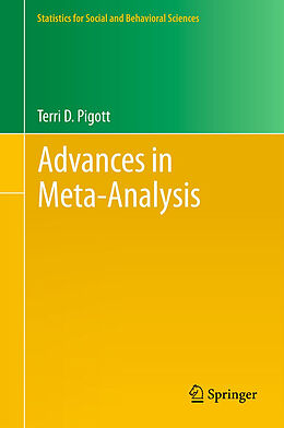 Livre Relié Advances in Meta-Analysis de Terri Pigott