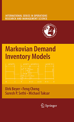 Kartonierter Einband Markovian Demand Inventory Models von Dirk Beyer, Michael Taksar, Suresh P. Sethi