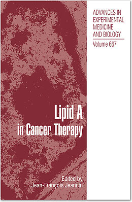 Couverture cartonnée Lipid A in Cancer Therapy de 