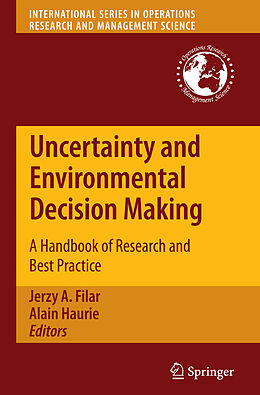 Couverture cartonnée Uncertainty and Environmental Decision Making de 