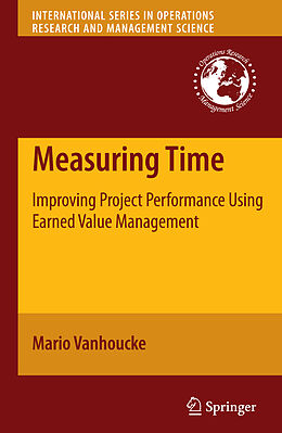 Couverture cartonnée Measuring Time de Mario Vanhoucke