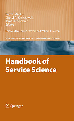 Couverture cartonnée Handbook of Service Science de 