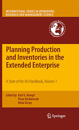 Couverture cartonnée Planning Production and Inventories in the Extended Enterprise de 