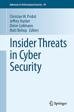 Kartonierter Einband Insider Threats in Cyber Security von 