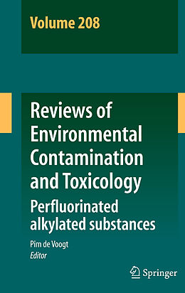 Couverture cartonnée Reviews of Environmental Contamination and Toxicology Volume 208 de 