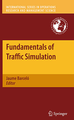 Couverture cartonnée Fundamentals of Traffic Simulation de 