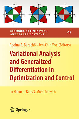 Couverture cartonnée Variational Analysis and Generalized Differentiation in Optimization and Control de 
