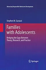Kartonierter Einband Families with Adolescents von Stephen Gavazzi