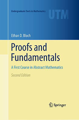 Kartonierter Einband Proofs and Fundamentals von Ethan D. Bloch