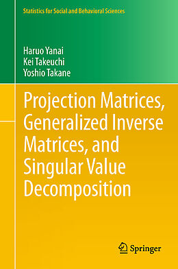 Couverture cartonnée Projection Matrices, Generalized Inverse Matrices, and Singular Value Decomposition de Haruo Yanai, Yoshio Takane, Kei Takeuchi
