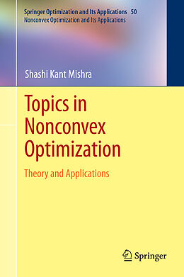 Couverture cartonnée Topics in Nonconvex Optimization de 