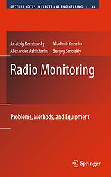 Couverture cartonnée Radio Monitoring de Anatoly Rembovsky, Sergey M. Smolskiy, Vladimir Kozmin