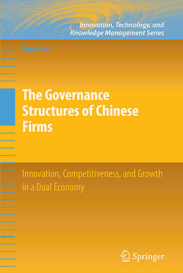 Kartonierter Einband The Governance Structures of Chinese Firms von Chun Liao