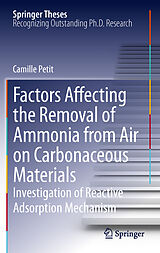 eBook (pdf) Factors Affecting the Removal of Ammonia from Air on Carbonaceous Materials de Camille Petit