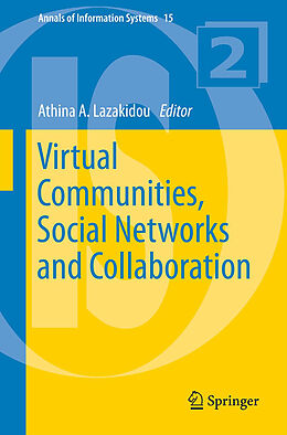 Couverture cartonnée Virtual Communities, Social Networks and Collaboration de 