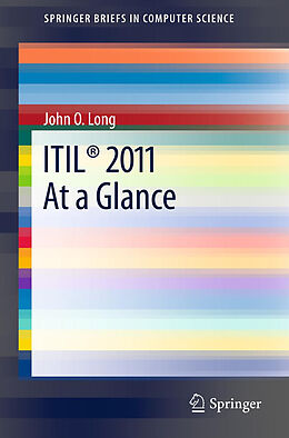 Kartonierter Einband ITIL® 2011 At a Glance von John O. Long
