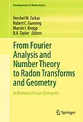 E-Book (pdf) From Fourier Analysis and Number Theory to Radon Transforms and Geometry von Hershel M. Farkas, Robert C. Gunning, Marvin I. Knopp