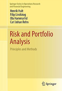 eBook (pdf) Risk and Portfolio Analysis de Henrik Hult, Filip Lindskog, Ola Hammarlid