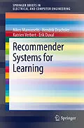 E-Book (pdf) Recommender Systems for Learning von Nikos Manouselis, Hendrik Drachsler, Katrien Verbert