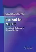 E-Book (pdf) Burnout for Experts von Sabine Bährer-Kohler