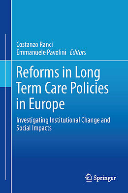 Livre Relié Reforms in Long-Term Care Policies in Europe de 