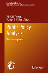 eBook (pdf) Public Policy Analysis de Wil A. H. Thissen, Warren E. Walker