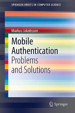 eBook (pdf) Mobile Authentication de Markus Jakobsson