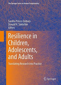 eBook (pdf) Resilience in Children, Adolescents, and Adults de Sandra Prince-Embury, Donald H. Saklofske