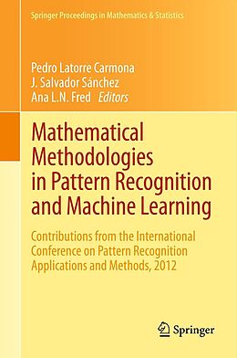 eBook (pdf) Mathematical Methodologies in Pattern Recognition and Machine Learning de Pedro Latorre Carmona, J. Salvador Sánchez, Ana L.N. Fred