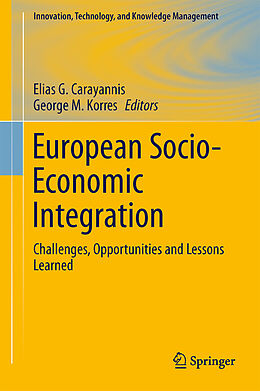 Fester Einband European Socio-Economic Integration von 