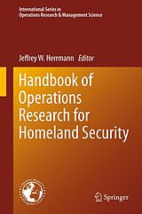 eBook (pdf) Handbook of Operations Research for Homeland Security de Jeffrey Herrmann