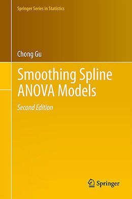 Livre Relié Smoothing Spline ANOVA Models de Chong Gu