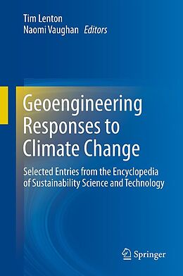 eBook (pdf) Geoengineering Responses to Climate Change de Tim Lenton, Naomi Vaughan