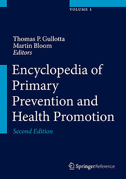 Fester Einband Encyclopedia of Primary Prevention and Health Promotion von 