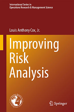 Livre Relié Improving Risk Analysis de Louis Anthony Cox Jr.