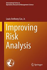 eBook (pdf) Improving Risk Analysis de Louis Anthony Cox Jr.