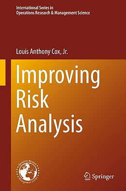 eBook (pdf) Improving Risk Analysis de Louis Anthony Cox Jr.